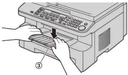 PANASONIC KX-MB771NE - Hvis forlængeren er blevet fjernet - 2