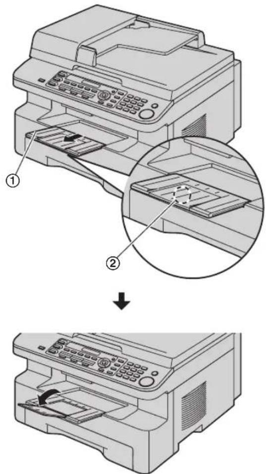 PANASONIC KX-MB771NE - Udgangsbakke - 1