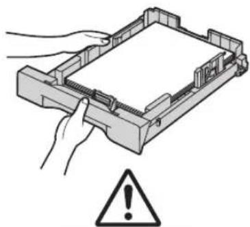 PANASONIC KX-MB771NE - Advarsel vedrørende papirbakken - 2