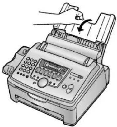 PANASONIC KX-FL611NE - Sådan fjernes papirbakken - 1
