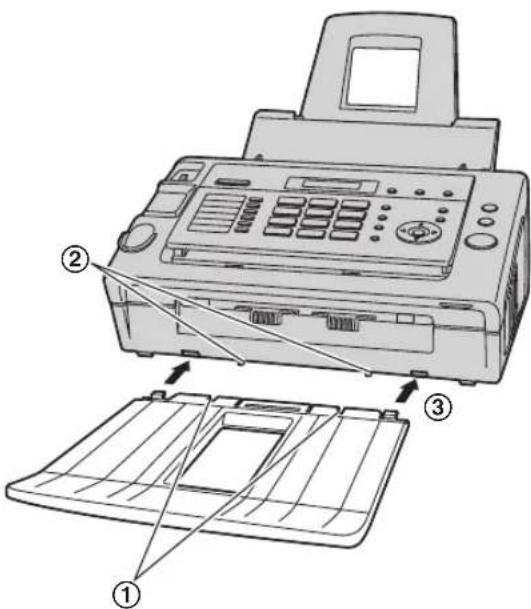 PANASONIC KX-FL421GR - Υποδοχέας χαρτιού - 1