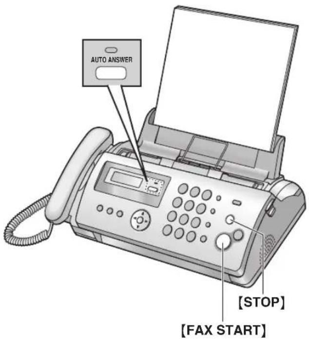 PANASONIC KX-FP205NE - Aktivering af TLF indstilling - 1