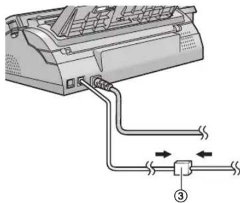 PANASONIC KX-FP205NE - Bemærk: - 1