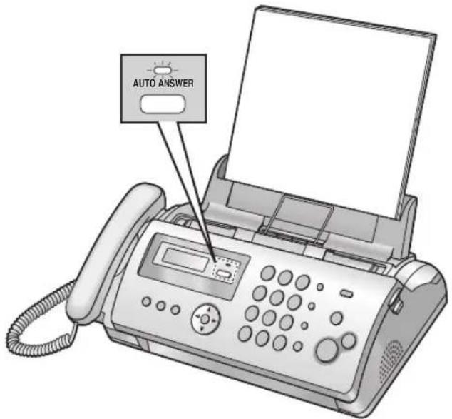 PANASONIC KX-FP205NE - Aktivering af FAX indstilling - 1