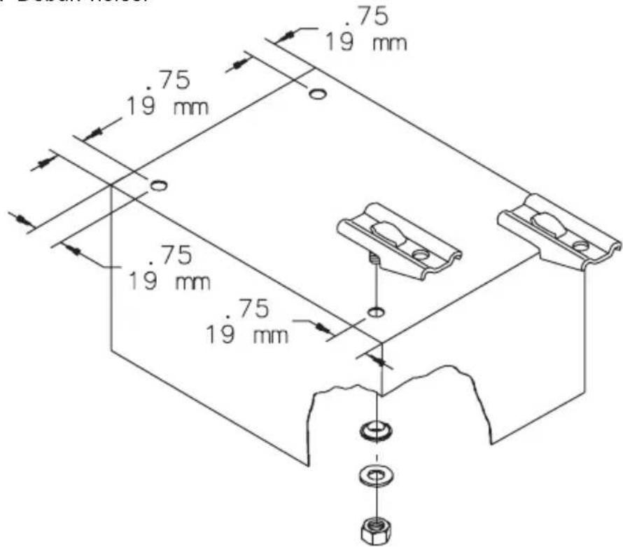 Hoffman C12C12 - Mounting Feet - 1