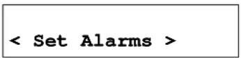 Block IR 100 - Einstellung des Alarms - 2