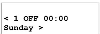 < 1 OFF 00:00 Sunday >