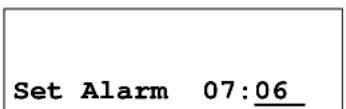 Block IR 100 - Einstellung des Alarms - 6