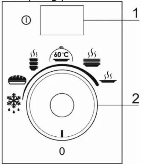 SMEG CPR815P - Betjeningspanel - 1