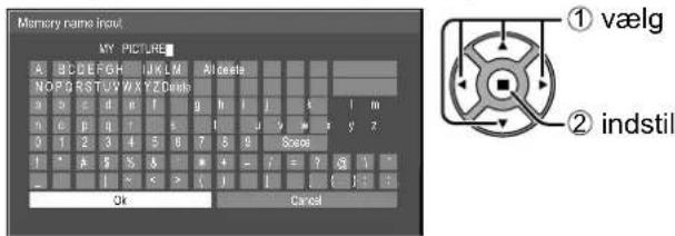 PANASONIC TH-65PB1EK - Eksempel: Valg af "MY PICTURE" - 1