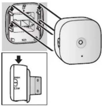 PANASONIC KX-HNS104NE - Brug af vægmonteringsadapteren - 3