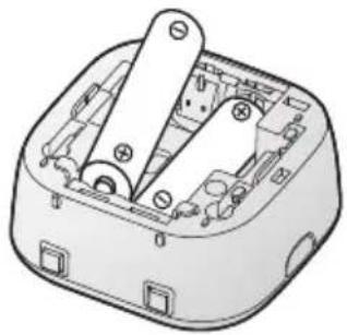 PANASONIC KX-HNS102GR - Τοποθέτηση των μπαταριών - 2