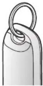 PANASONIC KX-HNK102NE - Sådan fastgøres nøgleringen - 1