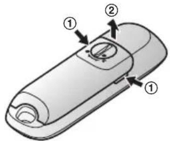 PANASONIC KX-HNK102GR - Τοποθέτηση της μπαταρίας - 3
