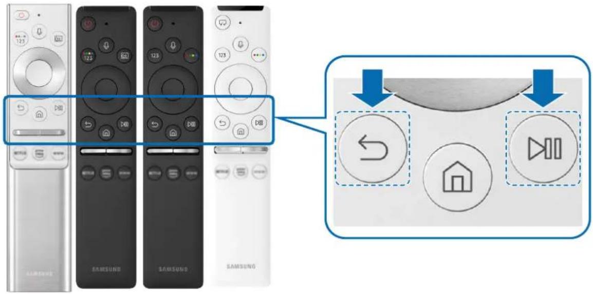 SAMSUNG The Frame QN55LS03RAFXZA - Connecting to the Samsung Smart Remote - 1