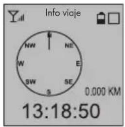 Info viaje NW NE W E SW SE S 0.000 KM 13:18:50