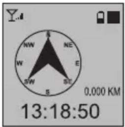 NW NE W E SW ST S 0.000 KM 13:18:50