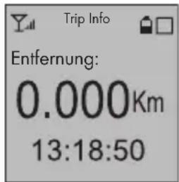 Trip Info Entfernung: 0.000Km 13:18:50