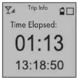 Trip Info Time Elapsed: 01:13 13:18:50