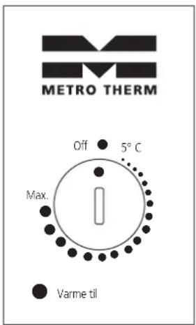 Metro Therm 655 - Indstilling af temperatur på type 622, 644, 605 og 655 - 1