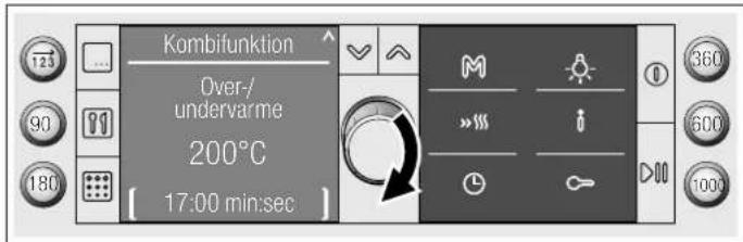 Kombifunktion Over-/undervarme 200°C [ 17:00 min:sec ]