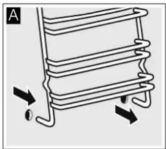 BOSCH HCA422121U - Afmontering af rillerne - 1