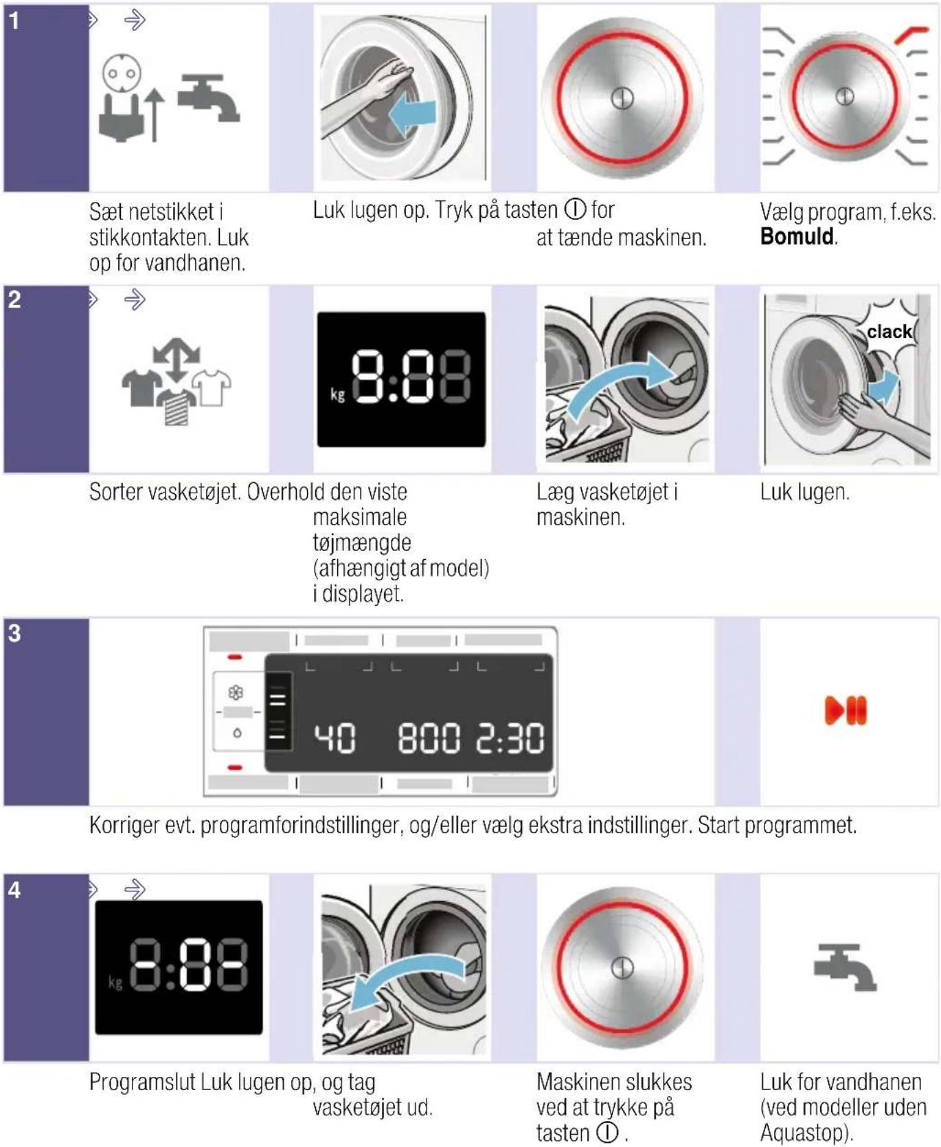 BOSCH WAWH2699SN - Kort oversigt over det vigtigste - 1