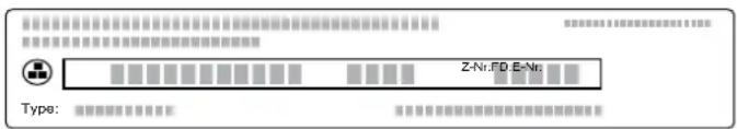 NEFF C18MT27N0 - E-nummer og FD-nummer: - 1