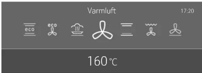 Varmluft 17:20 eco eco 160°C