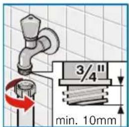 3/4" min. 10mm