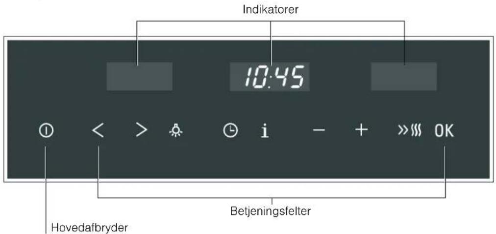 SIEMENS HB77AA560S - Betjeningsfelt - 1