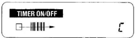 TIMER ON/OFF □→
