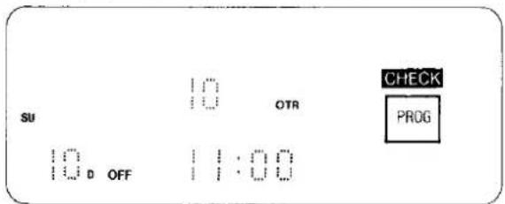 SU 10 10 OTR CHECK PROG 10 D OFF 11:00
