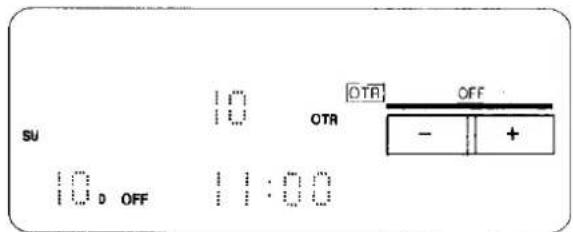 SU 10 10 OTR [OTR] OFF - + 10 D OFF 11:00
