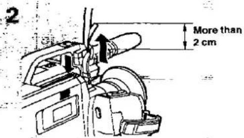PANASONIC NV-M50 - ■ How to Remove the Battery Pack - 3