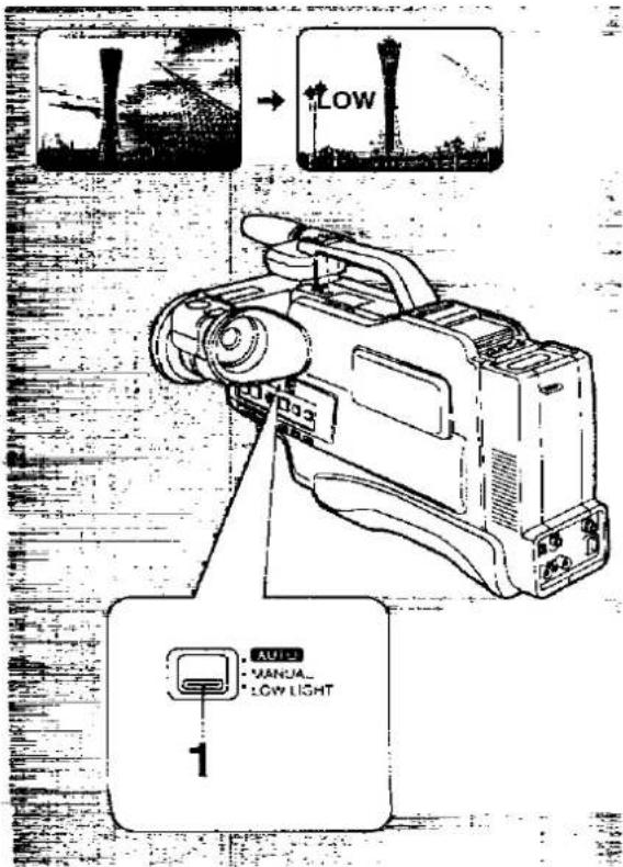 PANASONIC NV-M50 - How to Film Dark Scenes More Brightly - 1