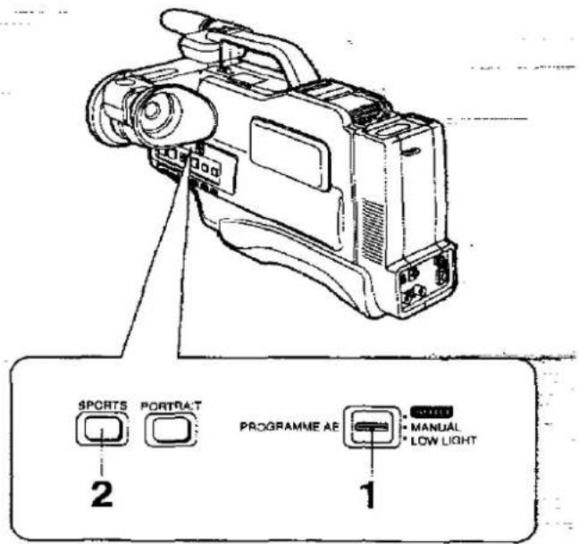 PANASONIC NV-M50 - How to Film Fast-Moving Subjects - 2