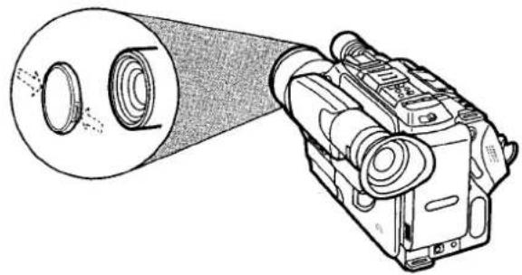 PANASONIC NV-G2E - Comment enlever le capuchon blanc - 1
