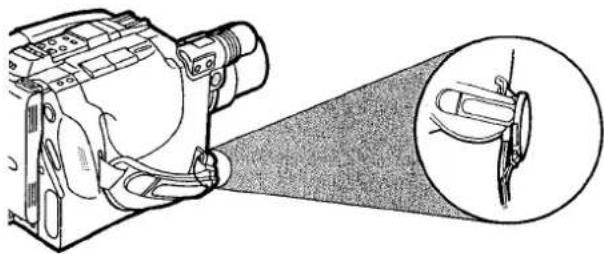 PANASONIC NV-G2E - Comment enlever le capuchon blanc - 2