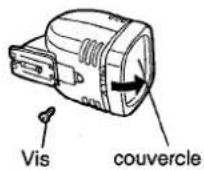 PANASONIC NV-G2E - Comment changer l'ampoule de la lampe vidéo - 1