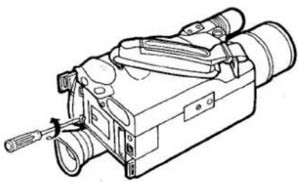 PANASONIC NV-G2E - Insertion de la pile d'alimentation de l'horloge - 1