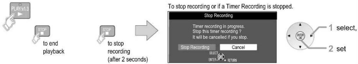 PANASONIC DMR-EZ25 - Playback during recording RAM - 1