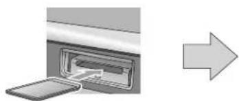 PANASONIC DMR-EZ25 - Automatic detection of an SD card - 1