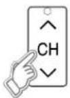 PANASONIC DMR-EZ25 - Functions of the channel button - 1