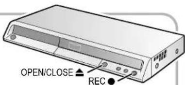 OPEN/CLOSE ▲ REC ●