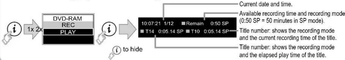 PANASONIC DMR-EZ25 - Digital channel information - 7