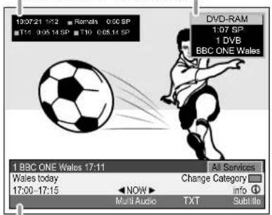 19:07:21 1:12 Remain 0:00 SP T10 0:05.14 SP T10 0:05.14 SP DVD-RAM 1:07 SP 1 DVB BBC ONE Wales 1 BBC ONE Wales 17:11 Wales today 17:00-17:15 NOW Multi Audio Change Category info + TXT Subtile