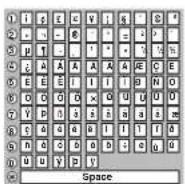 PANASONIC DMR-EH695 - Press the "Red" button or "Green" button to select character type and press [OK]. - 1