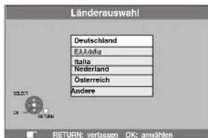 PANASONIC DMR-EH695 - - If the Country setting menu appears on the television - 1