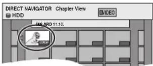DIRECT NAVIGATOR Chapter View HDD VIDEO 200 APR 11:10.